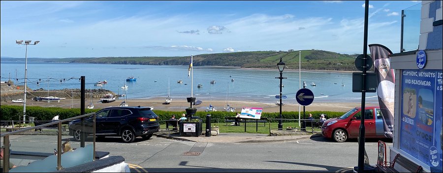 View from close to the house